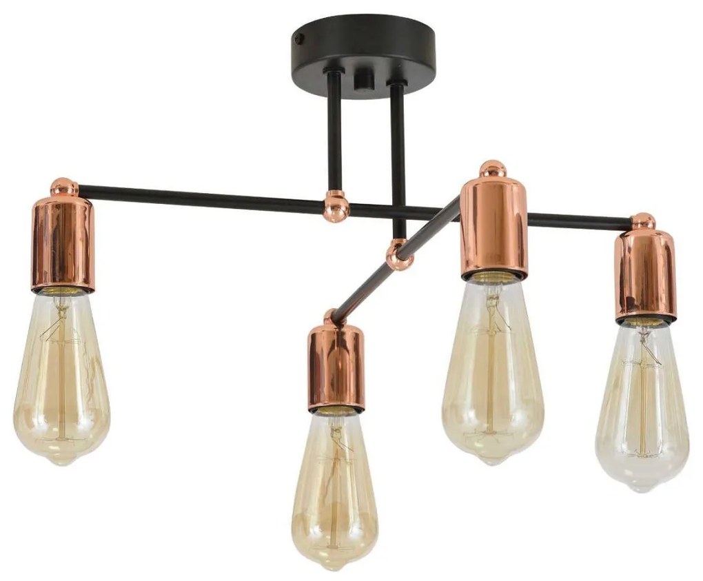 Stropné svietidlo Edison, výber z 3 farieb