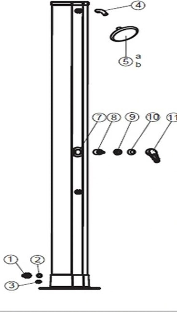 Marimex | Tesnenie vstupu solárnej sprchy UNO 40 l hliníkové | 10992070