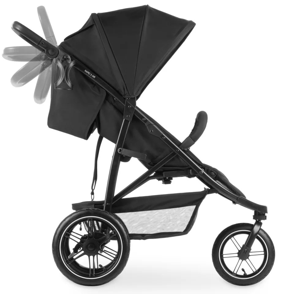 Hauck Kočík športový Rapid 3 AIR black