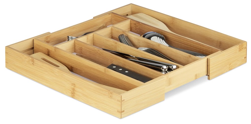 Priehradky na príbory Bamboo XL, 39cm rozšíriteľný, rd2763
