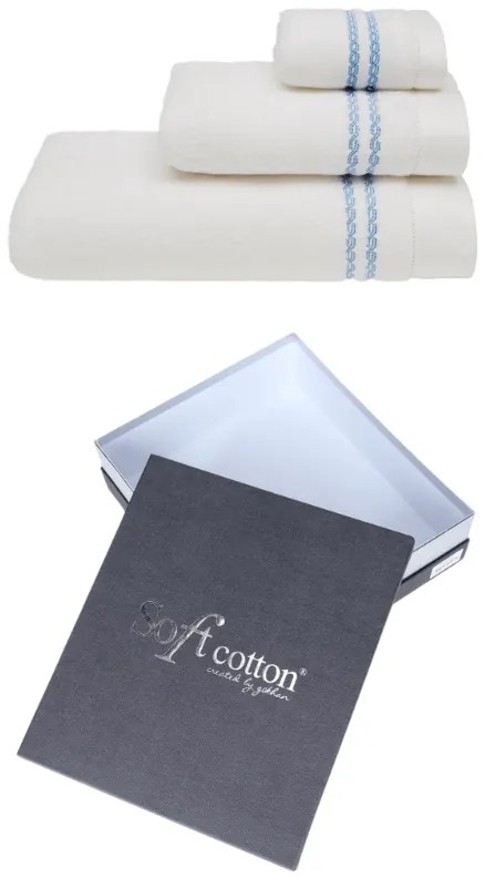 Soft Cotton Darčeková sada uterákov a osušiek CHAINE
