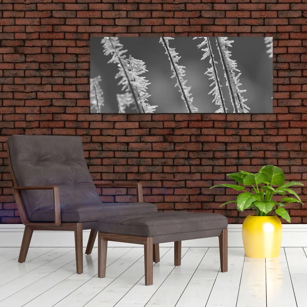 Obraz - Mrazivá zima (120x50 cm)