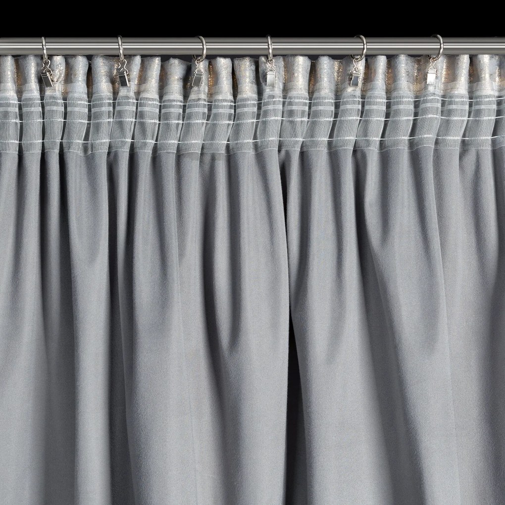 ZATEMŇOVACÍ ZÁVES NA PÁSKE RENIA 140X270 CM VZOROVANÁ