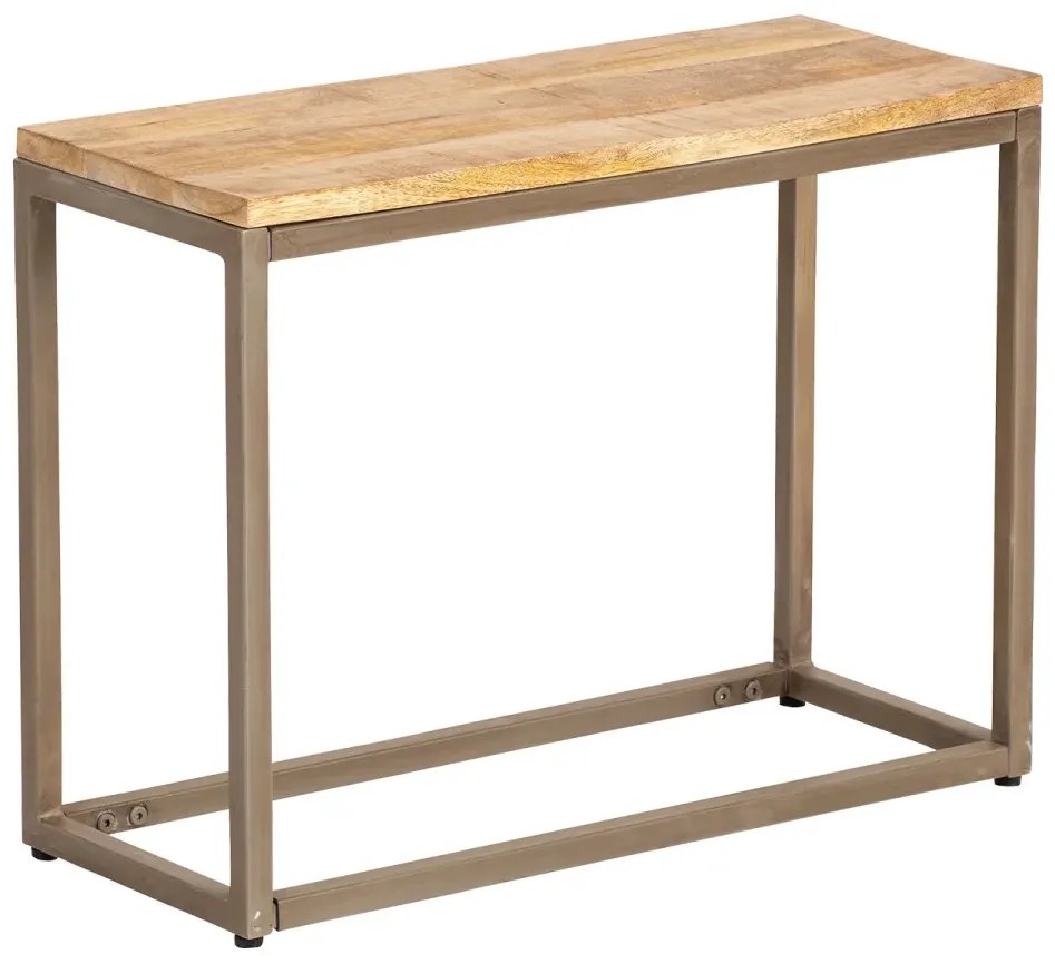 furniture-nabytek.cz - Masívna lavica Pune z mangového dreva, lakovaná, hnedá