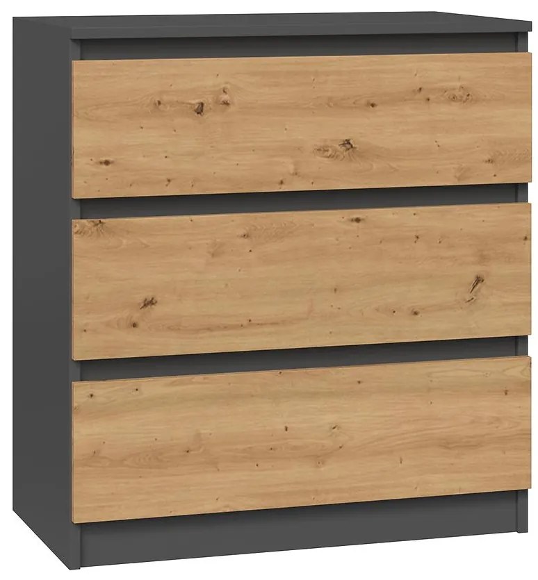 Nočný stolíkMalwa M3 Antracit/Artisan