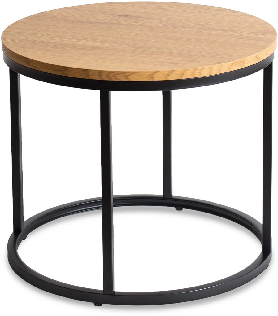 PROXIMA.store - Dizajnový konferenčný stolík CONNY FARBA: dub, FARBA NÔH: biela