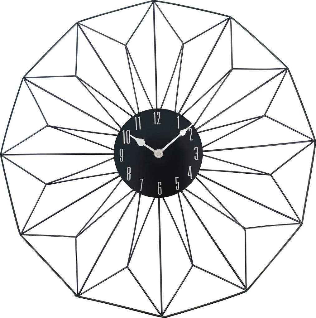 XXXLutz NÁSTENNÉ HODINY čierna 50 cm Ambia Home - Hodiny - 0090070110