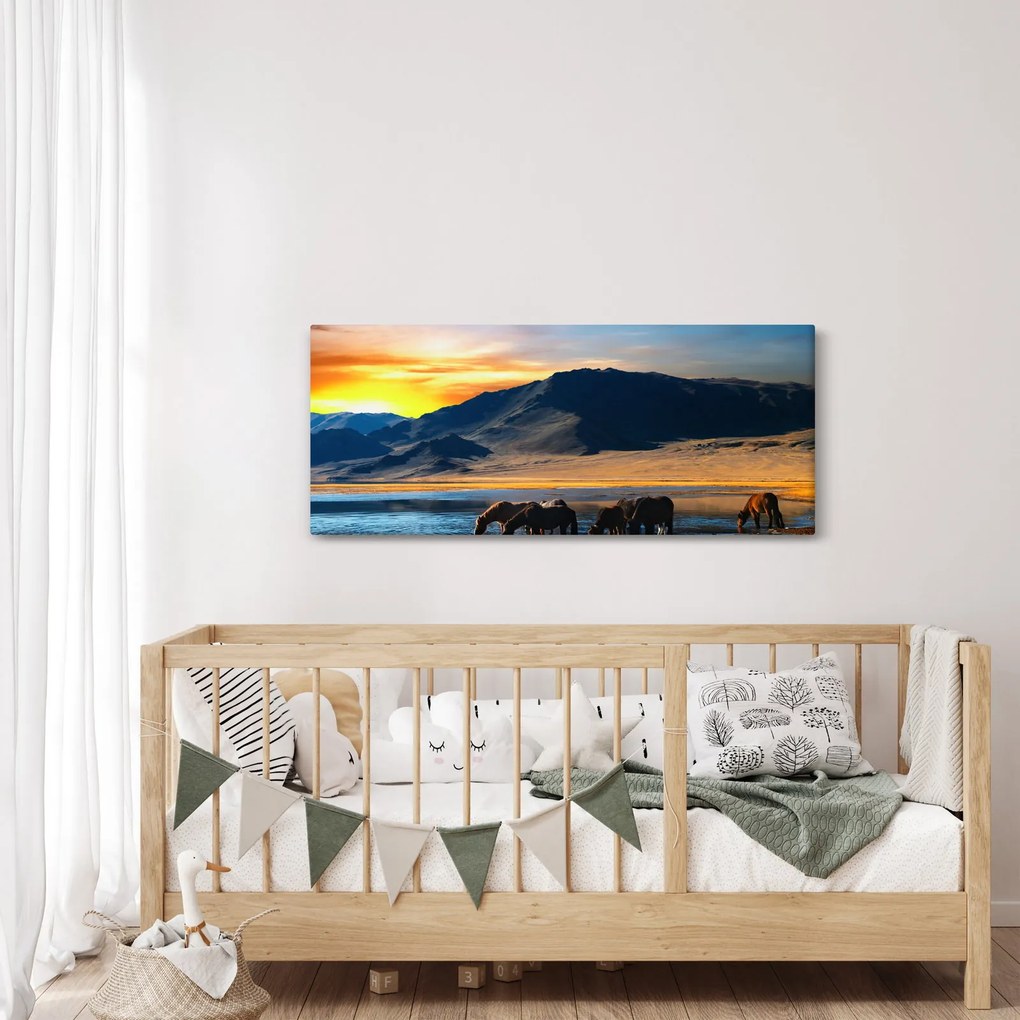 Obraz - Napájadlo (120x50 cm)