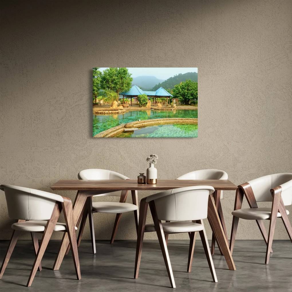 Obraz - Shanghai hotel park (90x60 cm)