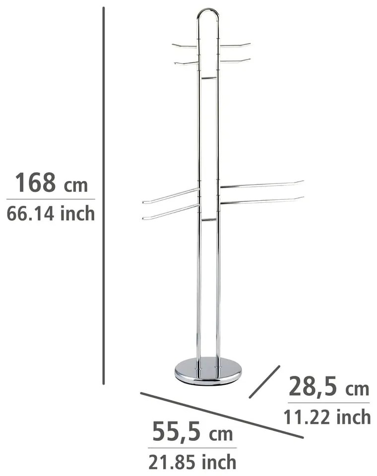 Oceľový stojan na uteráky Palermo - Wenko