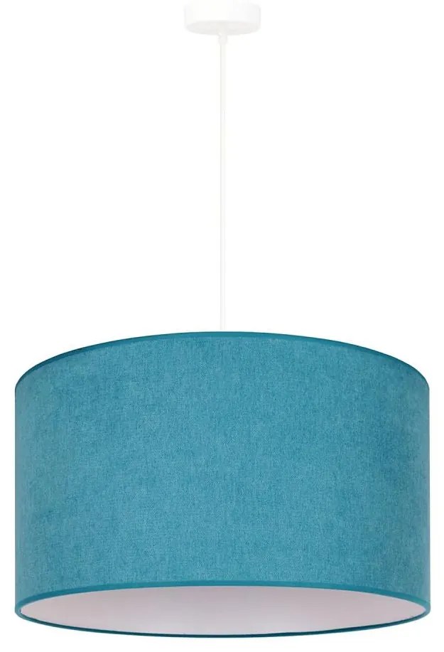 Duolla - Luster na lanku BRISTOL 1xE27/40W/230V pr. 45 cm tyrkysová