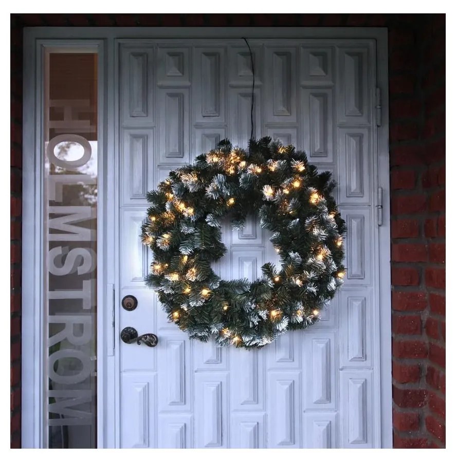 Eglo 410927 - LED Vonkajší vianočný veniec EDMONTON 60xLED/0,064W/3/230V IP44