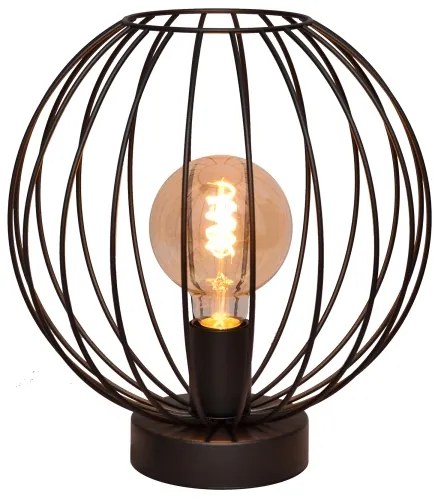Stolná lampa MERCURE 1xE27/15W/230V čierna