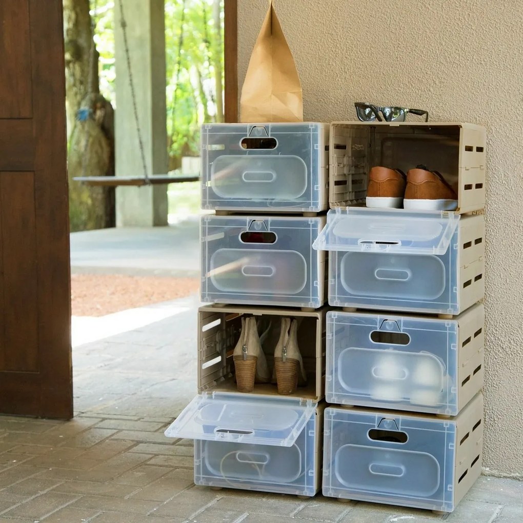 Flex modulárny organizér na obuv Brown 30 x 36 x 22 cm