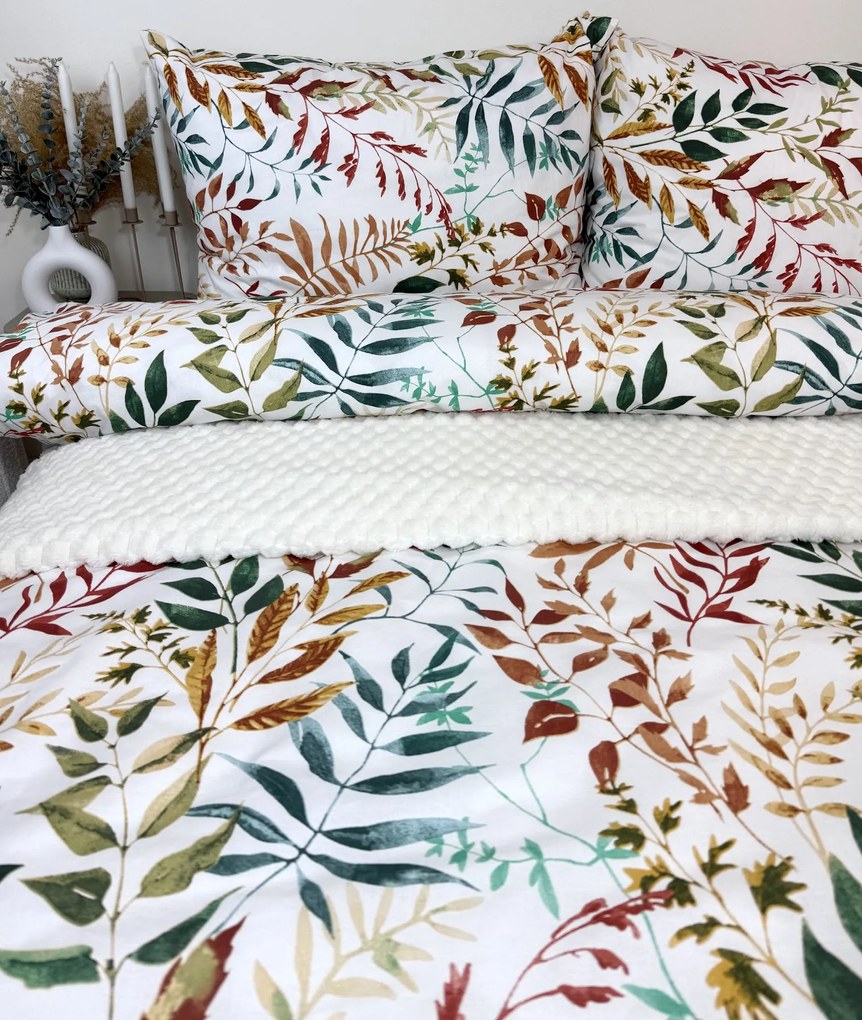 INTERMEDIC SK Listy Jesene– bavlnené obliečky 140x200/70x90 cm, 100% bavlna, zips