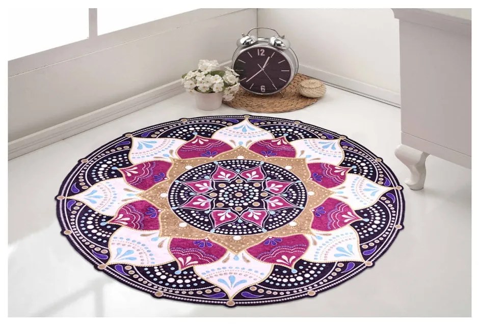 Koberec Vitaus Keluna, ⌀ 80 cm