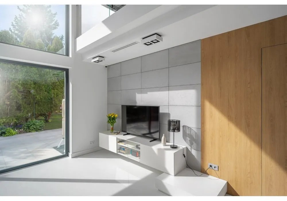 Biele stropné svietidlo s kovovým tienidlom 34x18,5 cm Loid – GTV