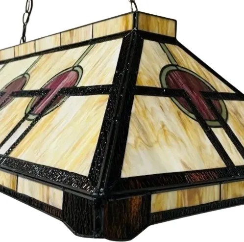 Tiffany luster do kuchyne Clayre & Eef 92*47*30*126 3*E27 7,7 KG