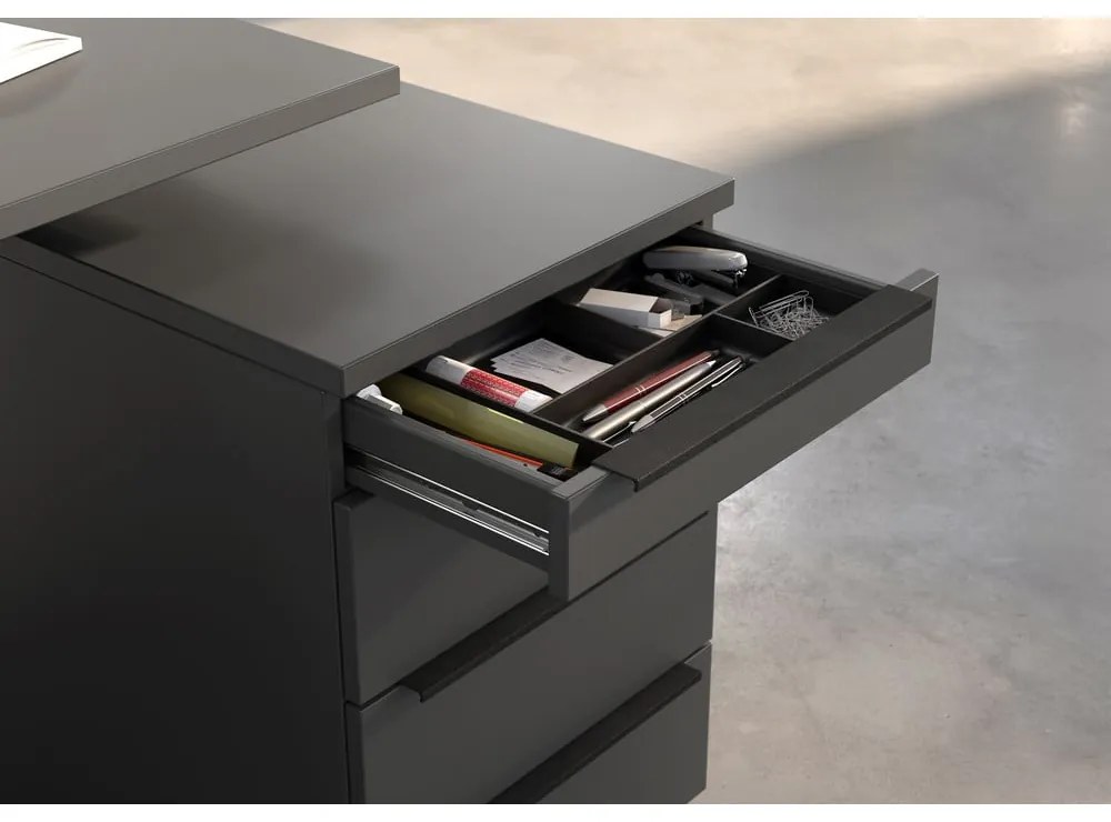 Antracitová uzamykateľná skrinka 42x63 cm Mailand – Germania