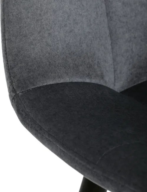 Barová stolička zamatová, sivá AUB-X7015 GREY2
