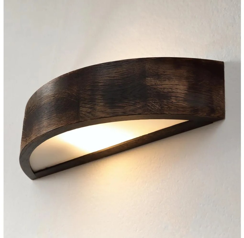 Brilagi - LED nástenné svietidlo CARVALHO SMOKEY 1xE27/60W/230V dub