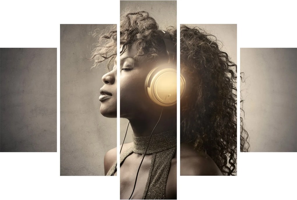 Obraz - Sila hudby (150x105 cm)