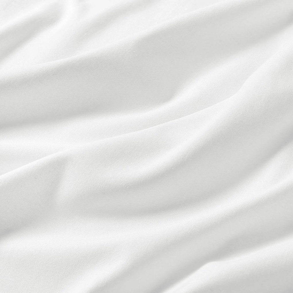 Goldea záves z ľanovej zmesi - biely 280x145 cm