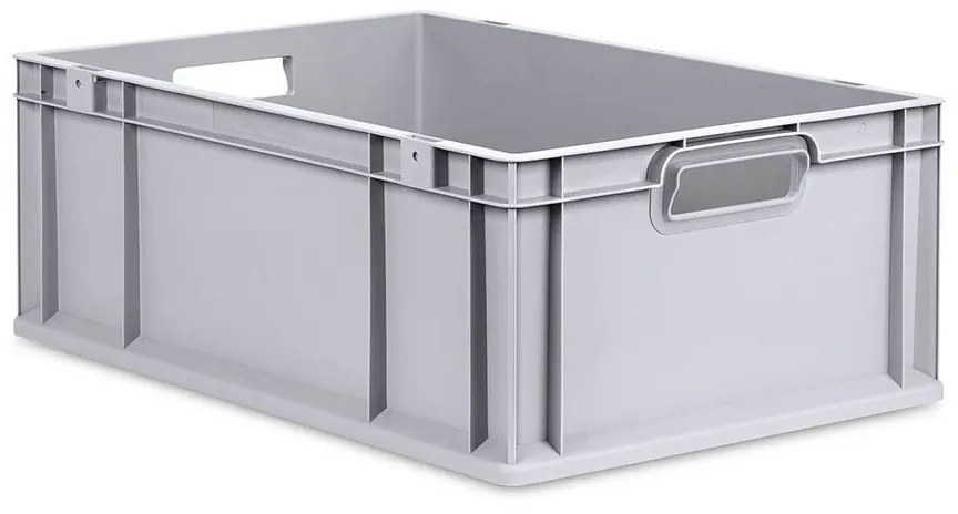 Sada 4 kusov - Eurobox Next Gen 2.0 - Stohovateľná nádoba s otvorenými rukoväťami - 600 x 400 x 220 mm