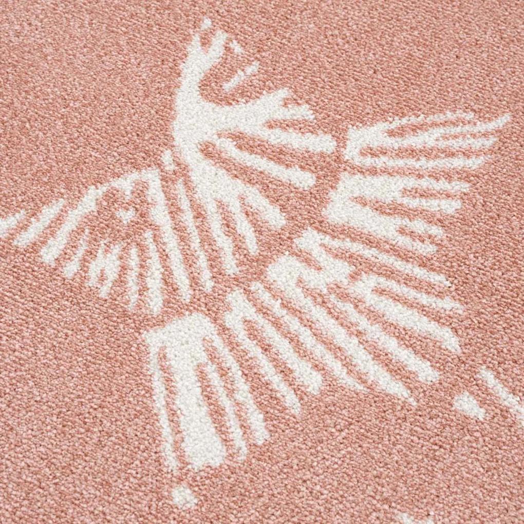 Dekorstudio ANIME koberec pre deti - ružové hviezdy 9387 Rozmer koberca: 80x150cm