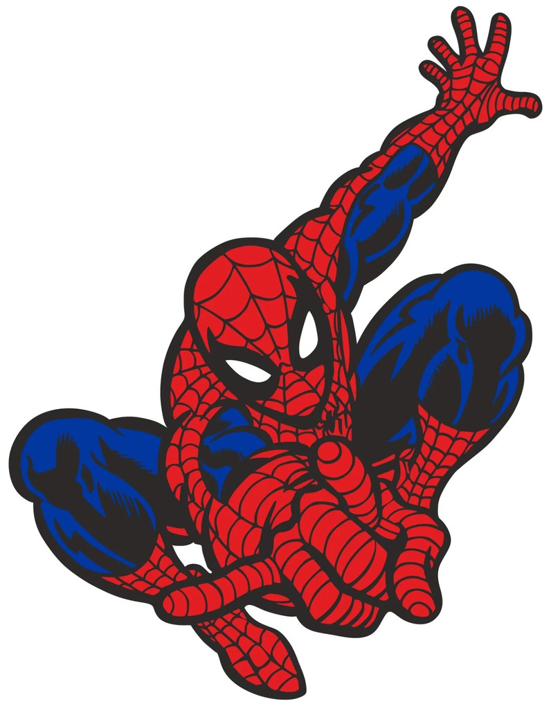 Samolepka na stenu "Spider-man 2"