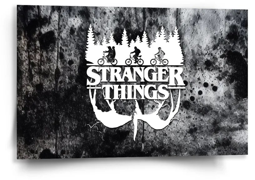 Sablio Obraz Stranger Things White - 60x40 cm