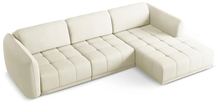 Biela rohová pohovka (pravý roh) Hoku – Makamii