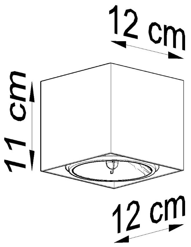 Stropné svietidlo Blake, 1x sivé kovové tienidlo