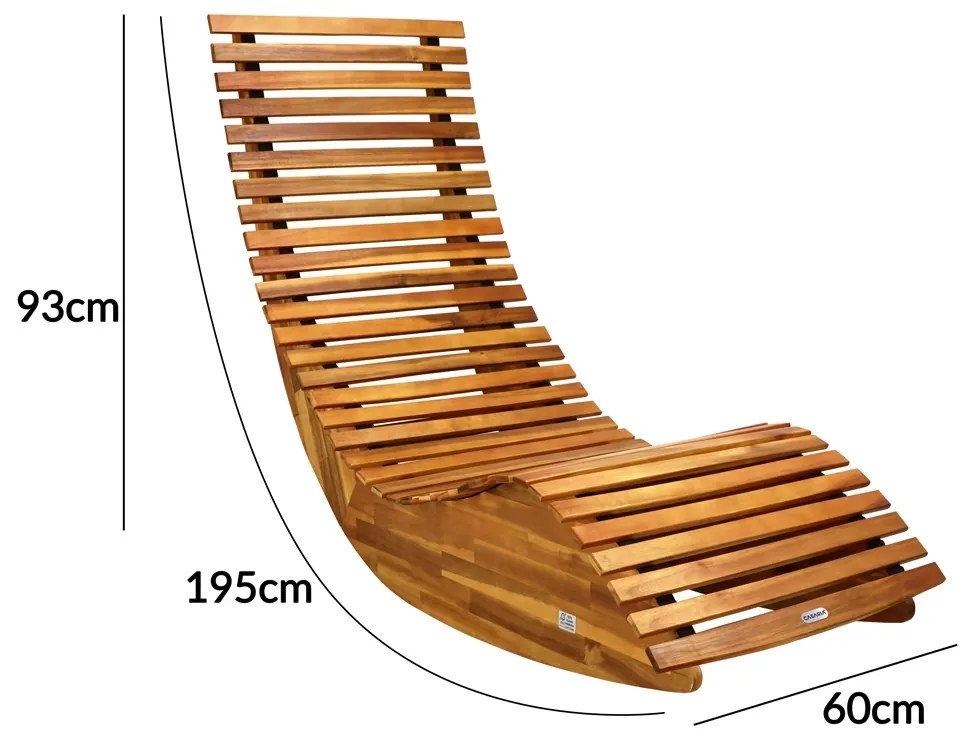 InternetovaZahrada Ergonomické lehátko - agát