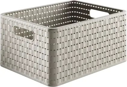 Úložný košík Country 18 l, cappuccino%