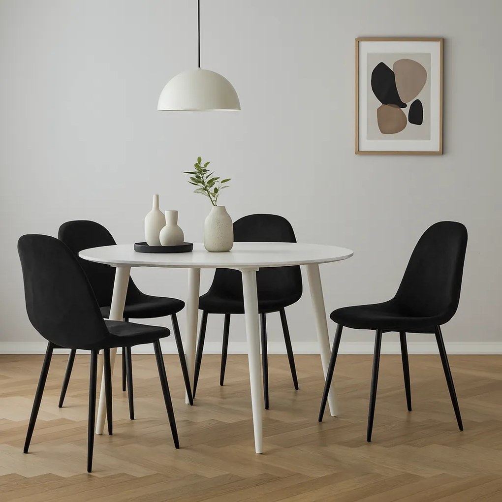 Noela Zamatová jedálenská stolička MARIE čierna