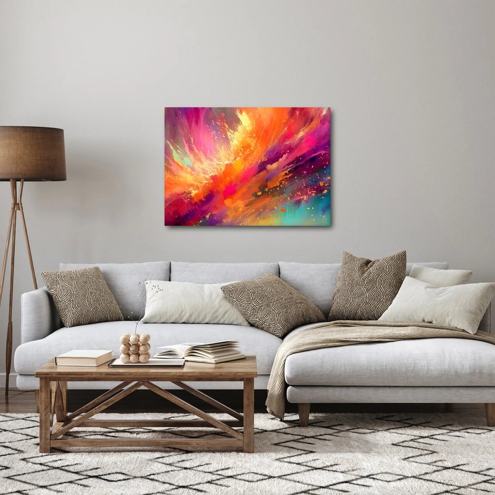 Obraz - Dynamická abstrakcia (70x50 cm)