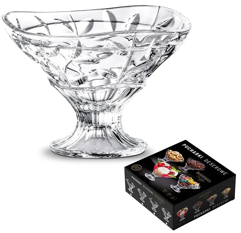 BOHEMIA PRESTIGE ZMRZLINOVÉ POHÁRE 0/4 SADA 4 KS