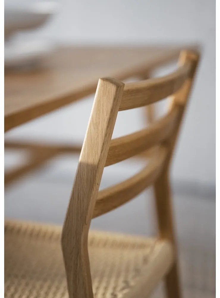 Jedálenská stolička v prírodnej farbe v súprave 2 ks Harlan – Rowico