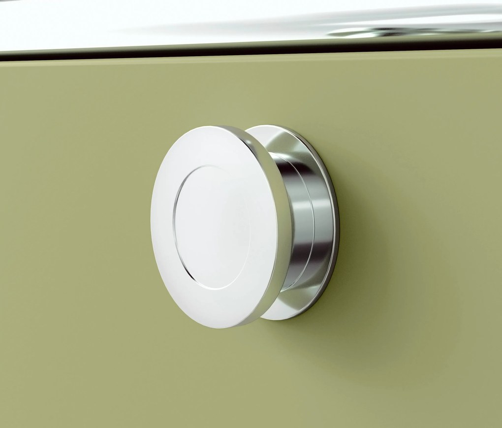 Kovová komoda »CN3« s 2 výklopnými priečinkami, pistáciová