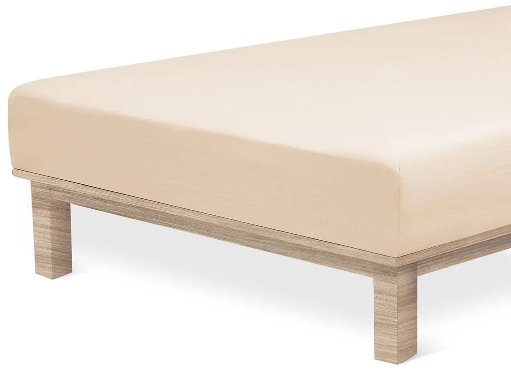 4Home jersey prestieradlo Luxury kávová, 180 x 200 cm
