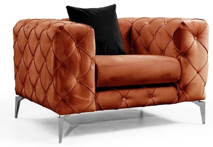 Oranžové kreslo Como – Artie