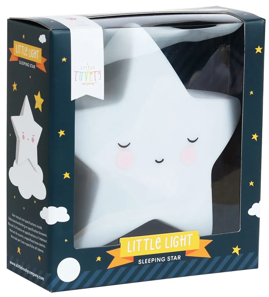 A Little Lovely Company - malé nočné svetlo - spiaca hviezda