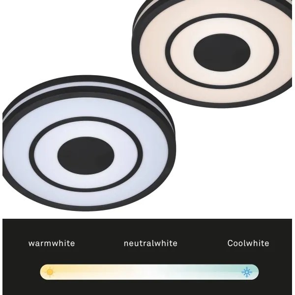 Briloner - LED Stmievateľné stropné svietidlo RIPPLE LED/24W/230V 3000-6500K + DO