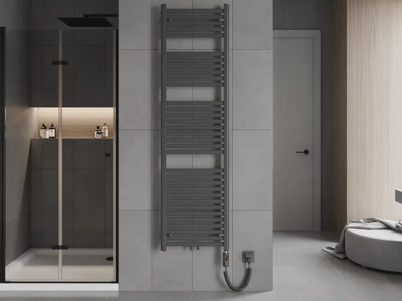 Mexen Hades, elektrické vykurovacie teleso 1800 x 500 mm, 900 W, antracitová, W104-1800-500-2900-66