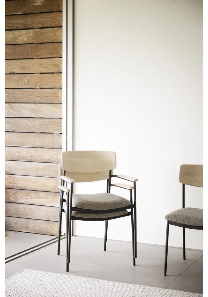 Jedálenská stolička v béžovo-prírodnej farbe v súprave 2 ks Maymont – Rowico