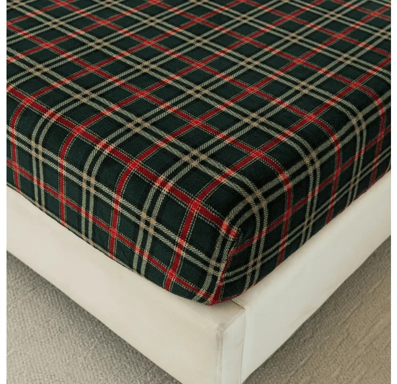 Plachta mikroplyš GLENMOORE 160x200 cm zelené