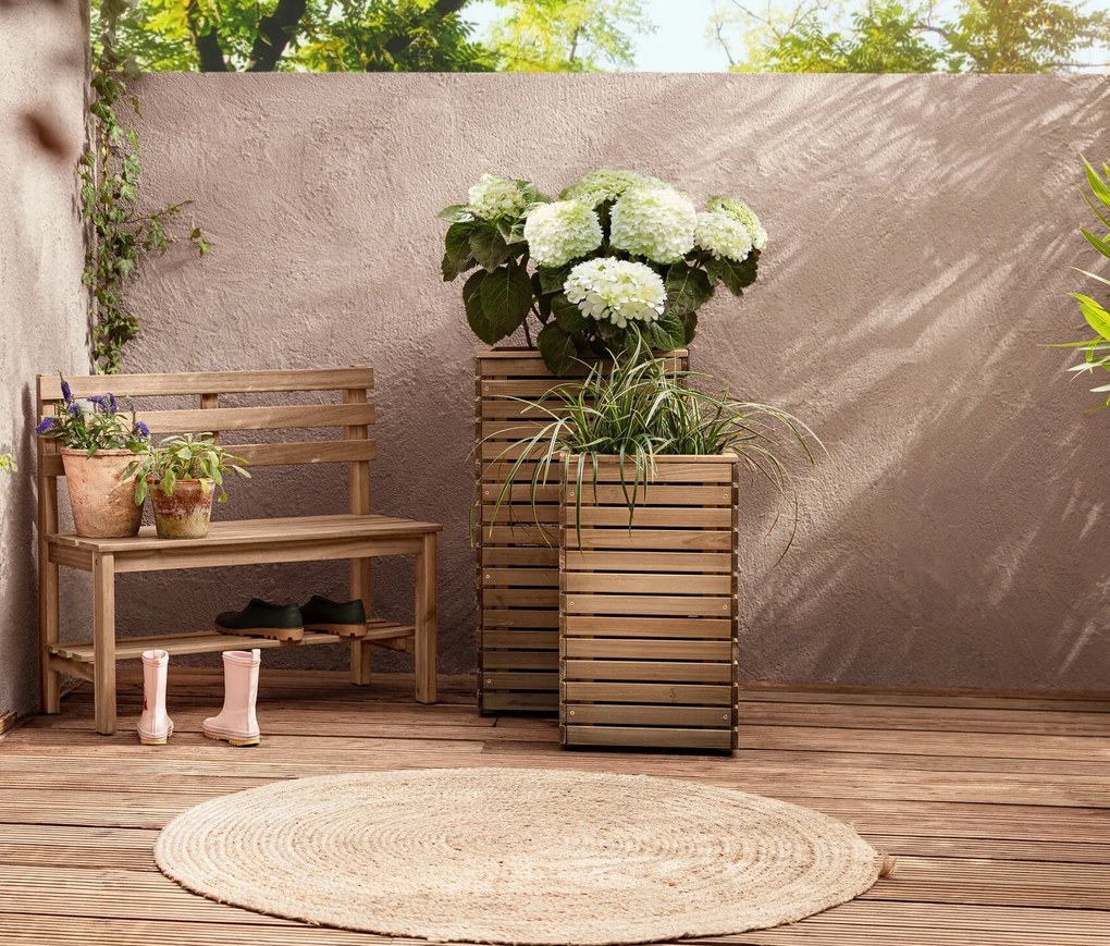 Súprava stĺpovitých kvetináčov »Tinus«