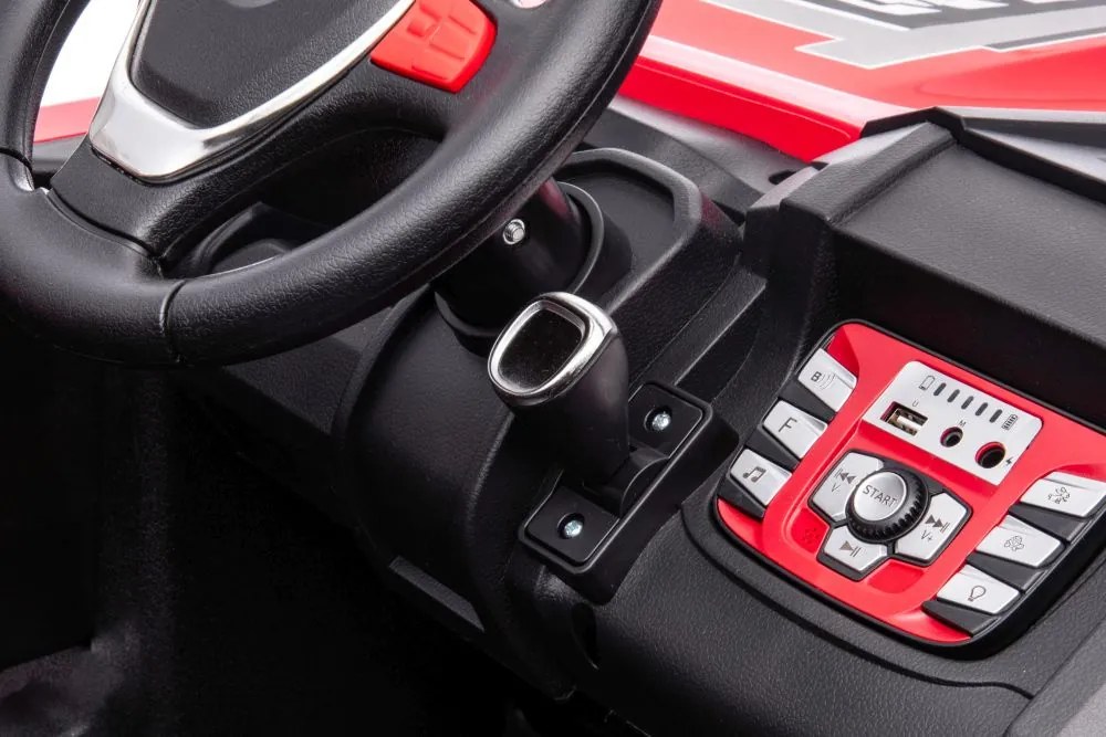 LEAN CARS Elektrické autíčko S618 červené 4x4