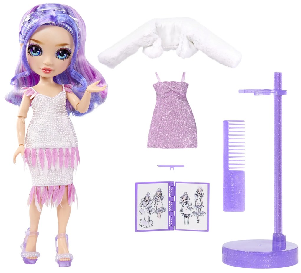 MGA Rainbow High Fantastic Fashion Doll – Violet Willow